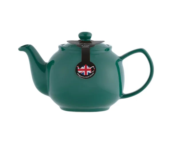 Gloss Emerald Green Teapot - 6 Cup/1100ml