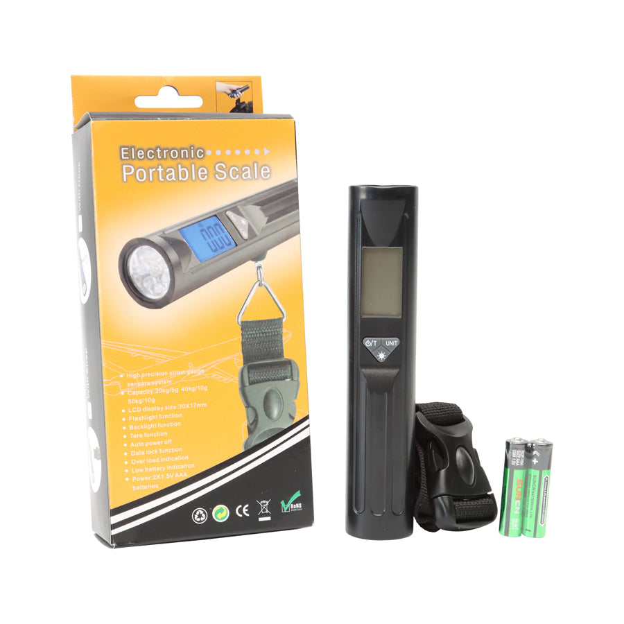 40 KG - Electronic Luggage Scale w/ LED flashlight
