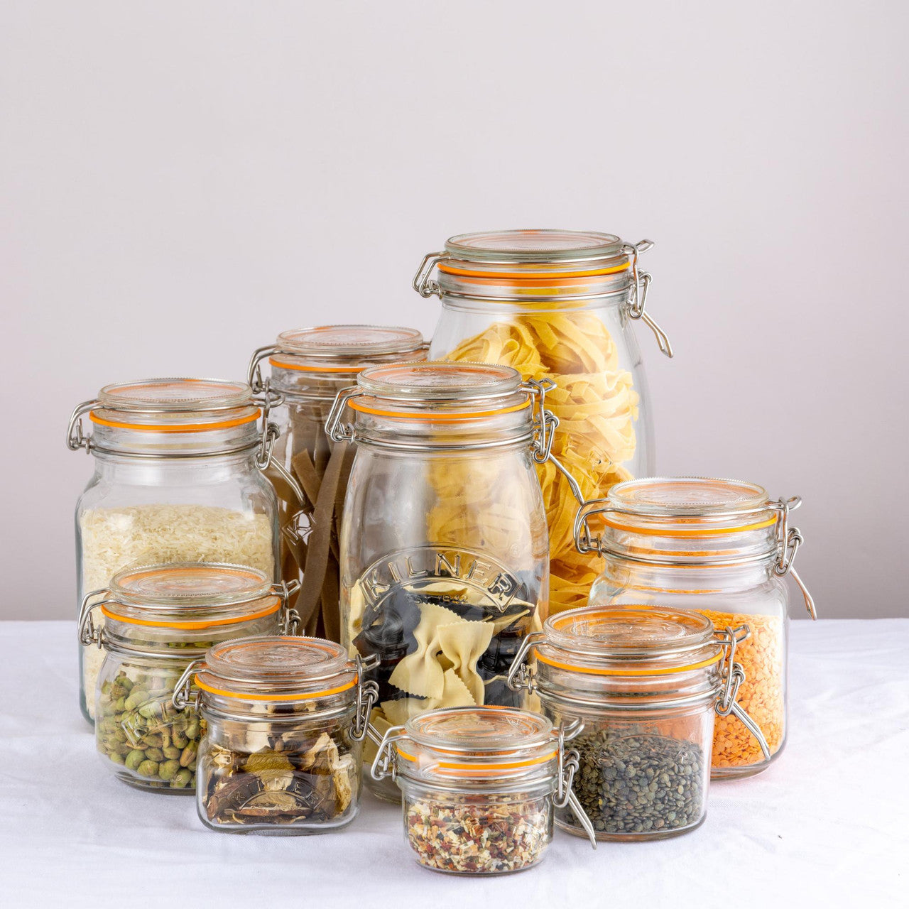 Round Clip Top Jar, 125ml