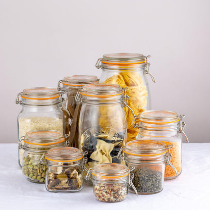 Round Clip Top Jar, 125ml