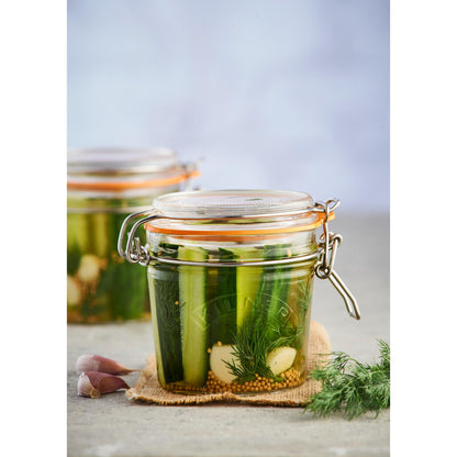 Round Clip Top Jar, 350ml