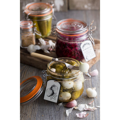 Round Clip Top Jar, 500ml