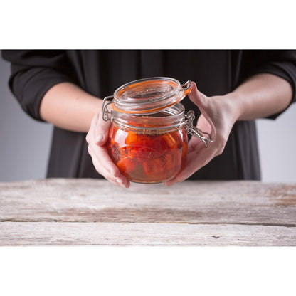 Round Clip Top Jar, 500ml
