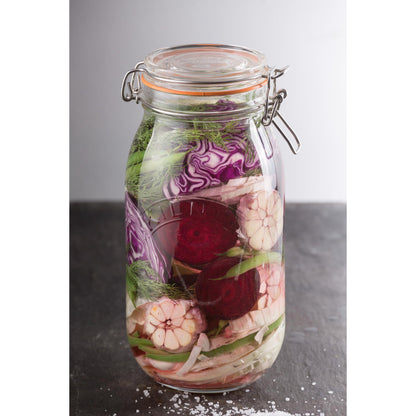 Round Clip Top Jar, 1.5 Litre