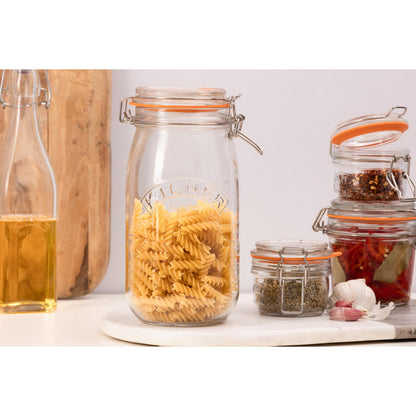 Round Clip Top Jar, 2 Litre