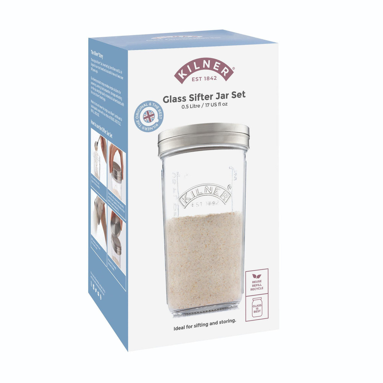 Kilner Sifter Jar - 500ml