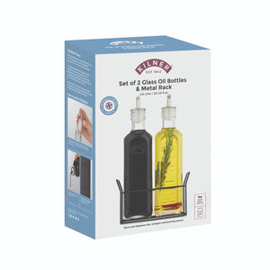 Kilner Oil Bottle Set - 2 Pieces - 600ml