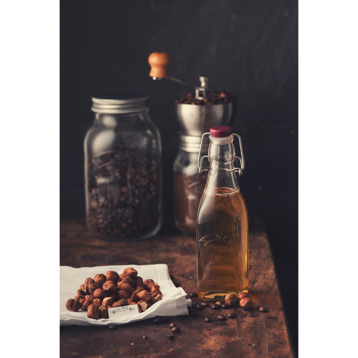 Square Clip Top Bottle, 250ml