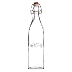 Square Clip Top Bottle, 1 Litre