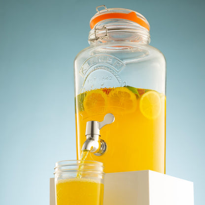 Round Storage Jar with Dispensing Tap, 5 Litre