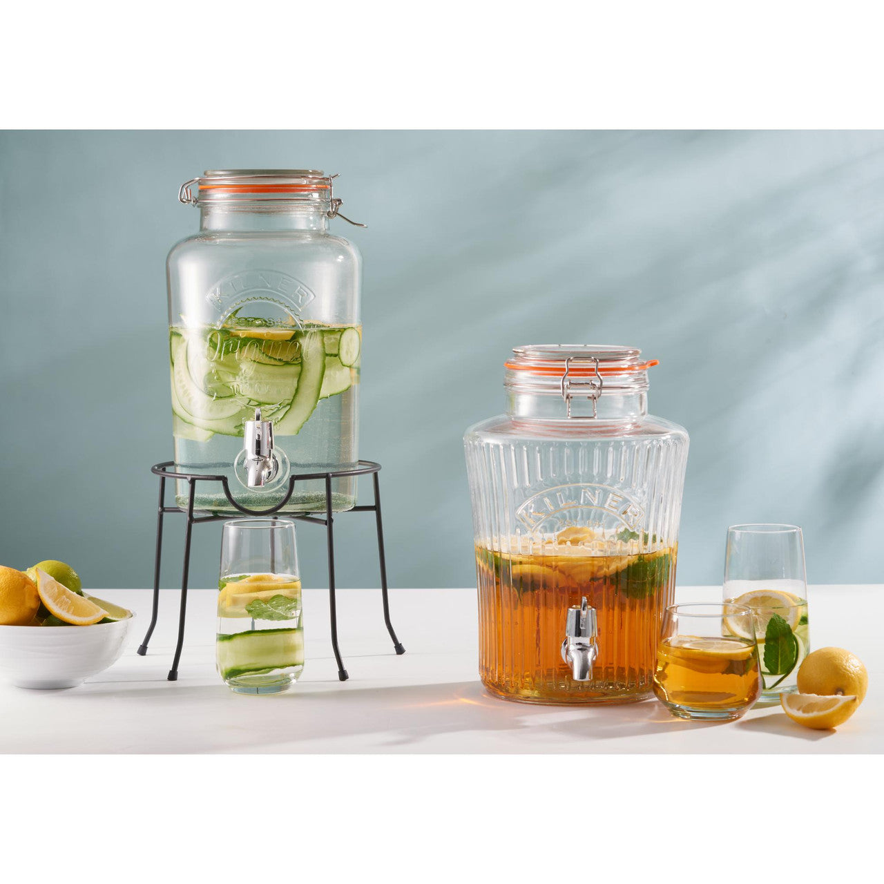 Round Storage Jar with Dispensing Tap, 5 Litre
