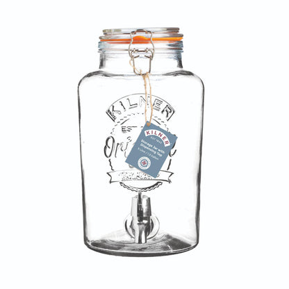 Round Storage Jar with Dispensing Tap, 5 Litre