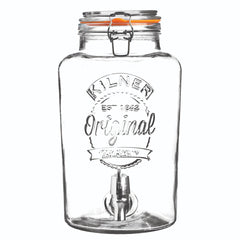 Round Storage Jar with Dispensing Tap, 8 Litre