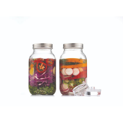 Fermentation Jar Set of 2 - 1 Litre