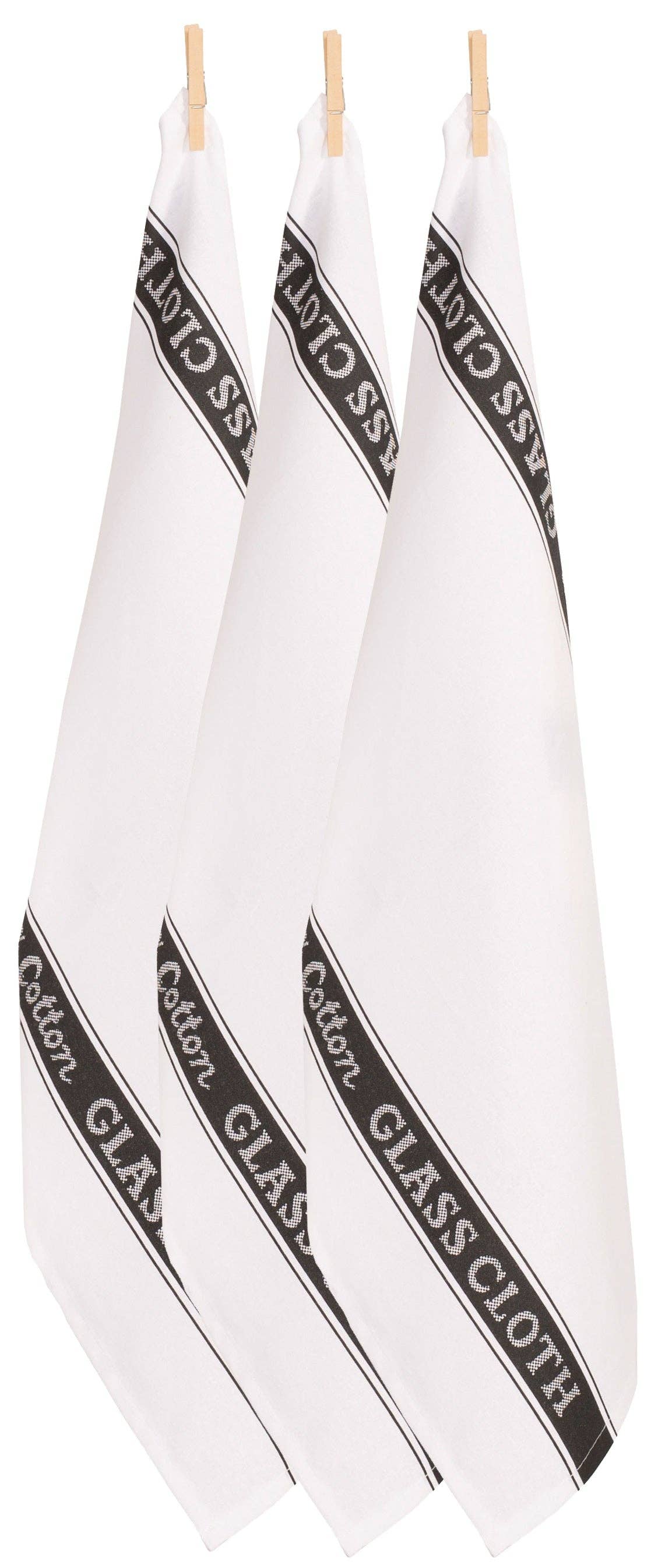 Glass Cloths 100% Cotton - Set of 3