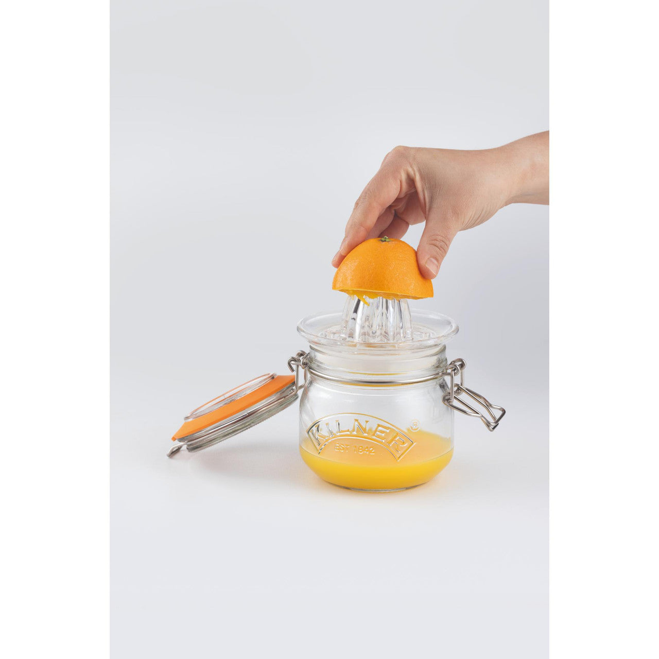 Kilner Clip Storage Jar with Juicer Lid - 500ml