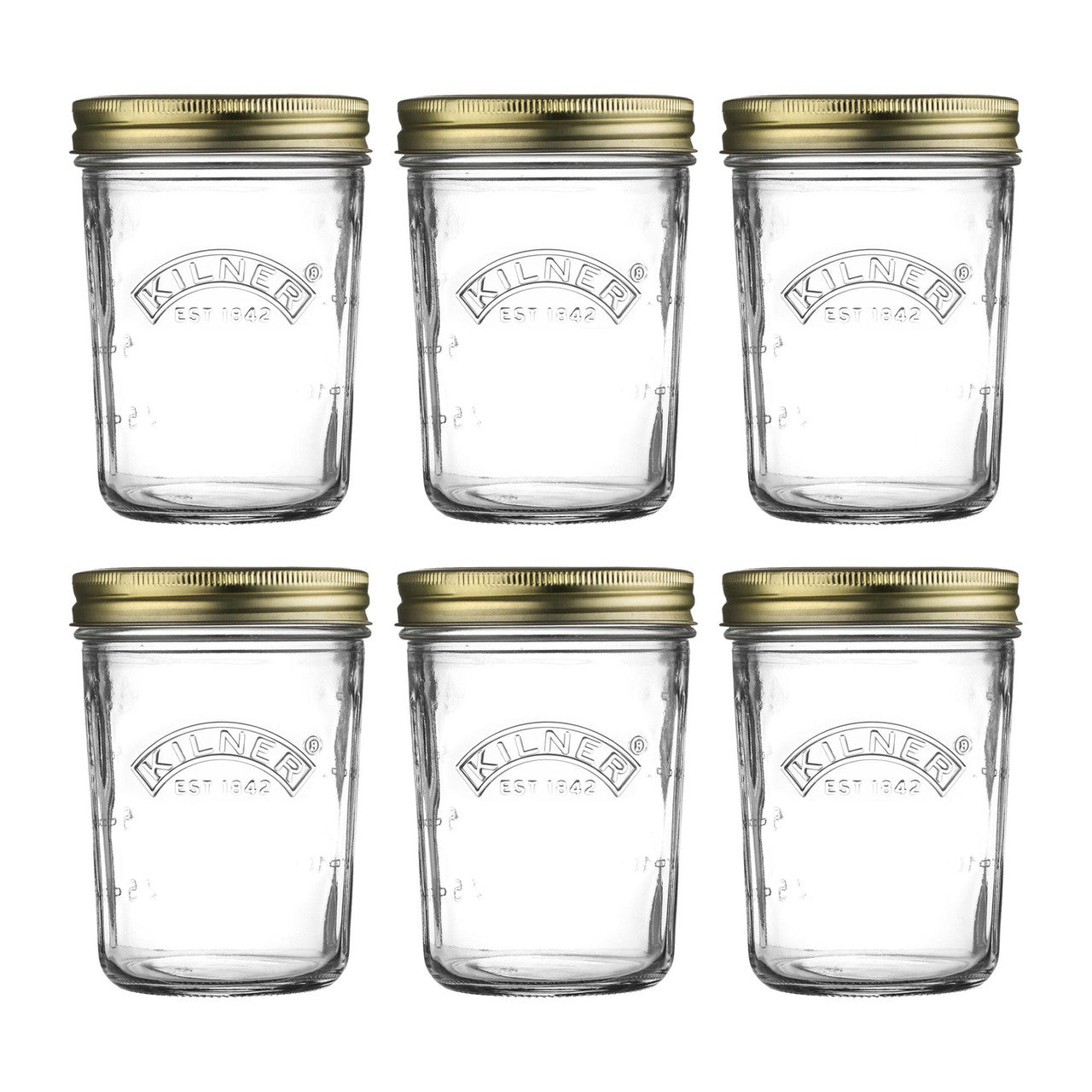Wide Mouth Preserve Set of 6, 350ml