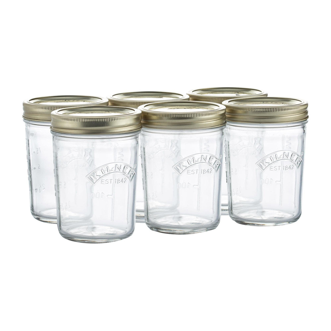 Wide Mouth Preserve Set of 6, 350ml