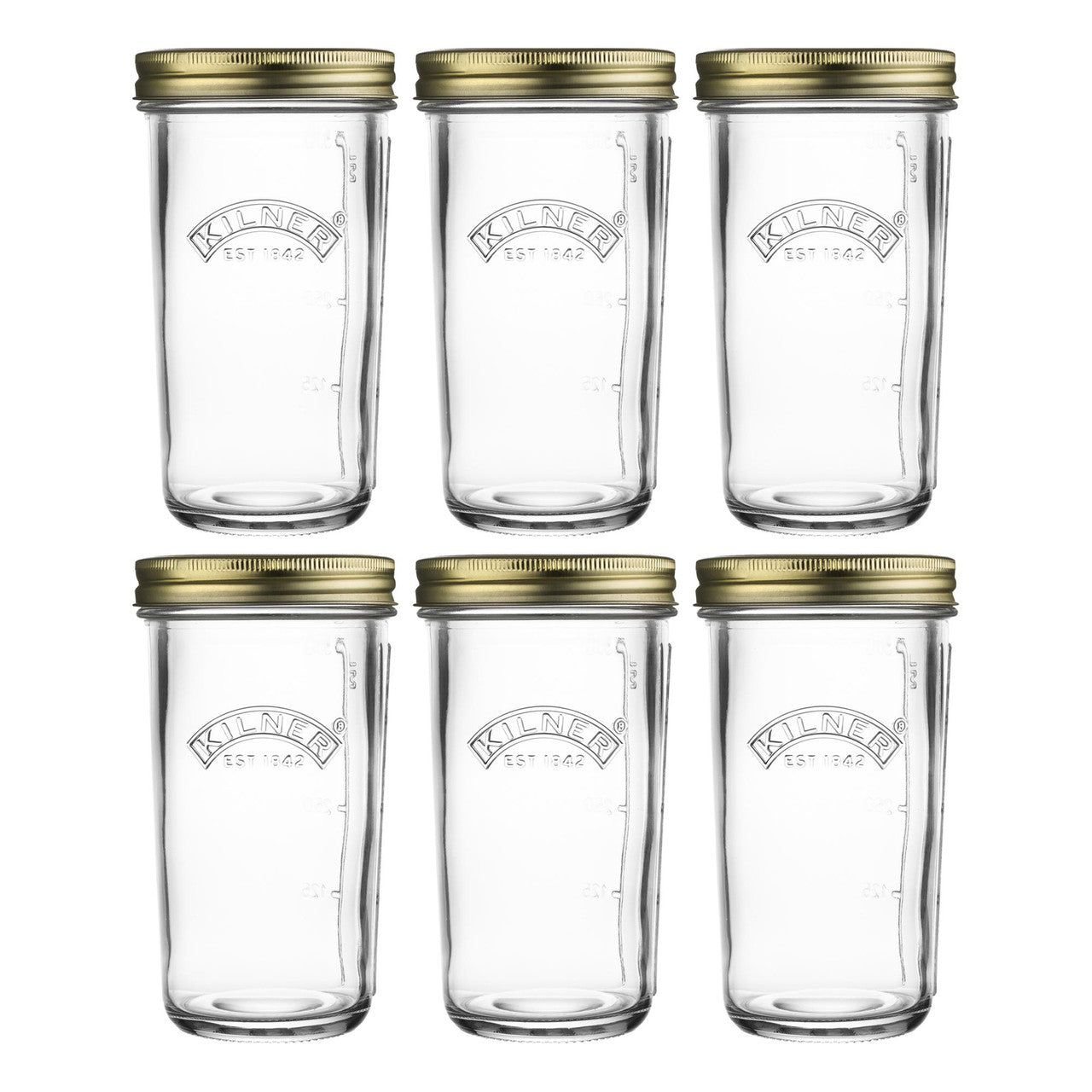 Wide Mouth Preserve Set of 6, 500ml