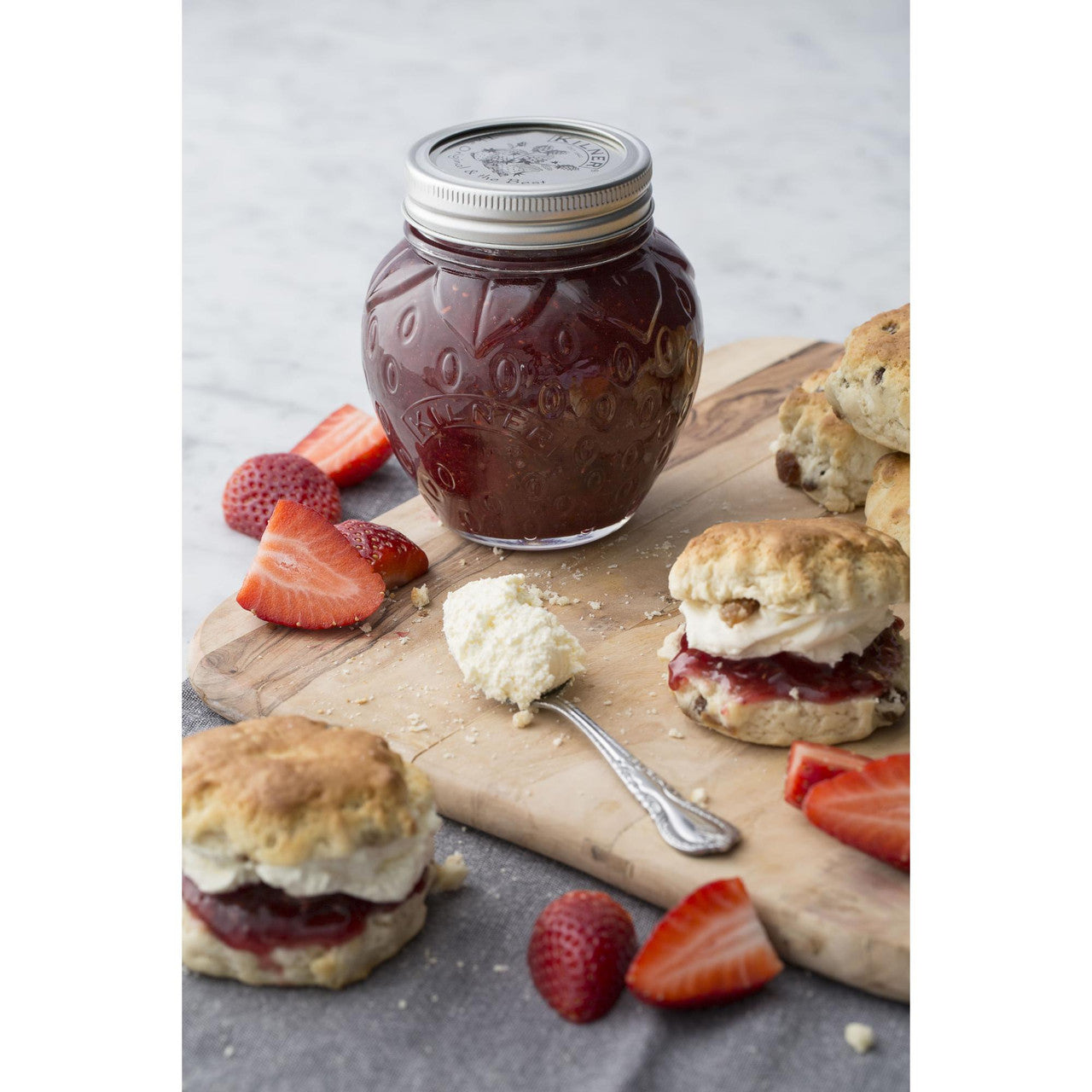 Strawberry Fruit Jar, 400ml