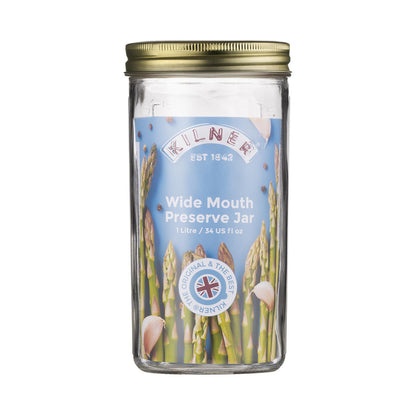 Wide Mouth Preserve Jar, 1 Litre