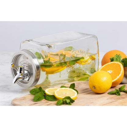 NEW - Kilner Fridge Drinks Dispenser - 3 Litre