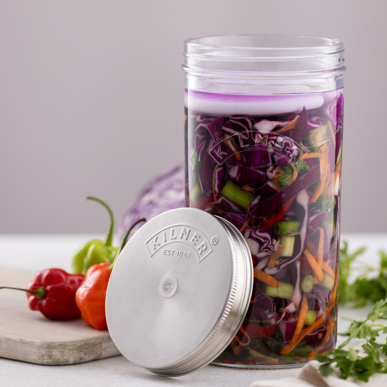 Wide Mouth Fermentation Set, 1 Litre