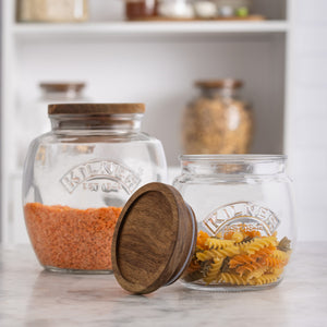 Kilner Universal Jar with Wooden Lid - 2L