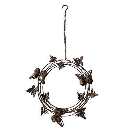 Hanging Circle of Butterflies on Chain 36.5x2x36.5cm-75cm