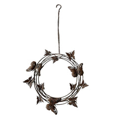 Hanging Circle of Butterflies on Chain 36.5x2x36.5cm-75cm