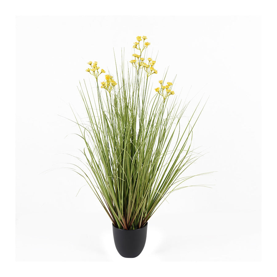 Potted Artificial Grassy Spring Wildflower 50x50x85cm