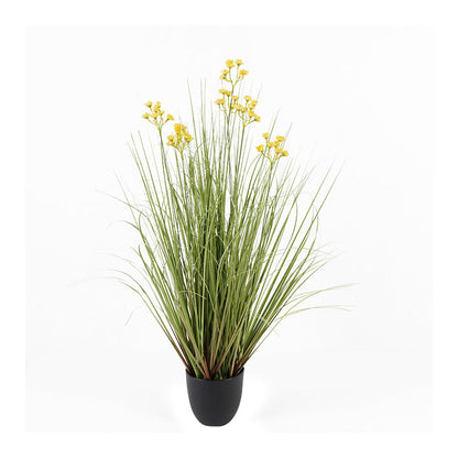 Potted Artificial Grassy Spring Wildflower 50x50x85cm