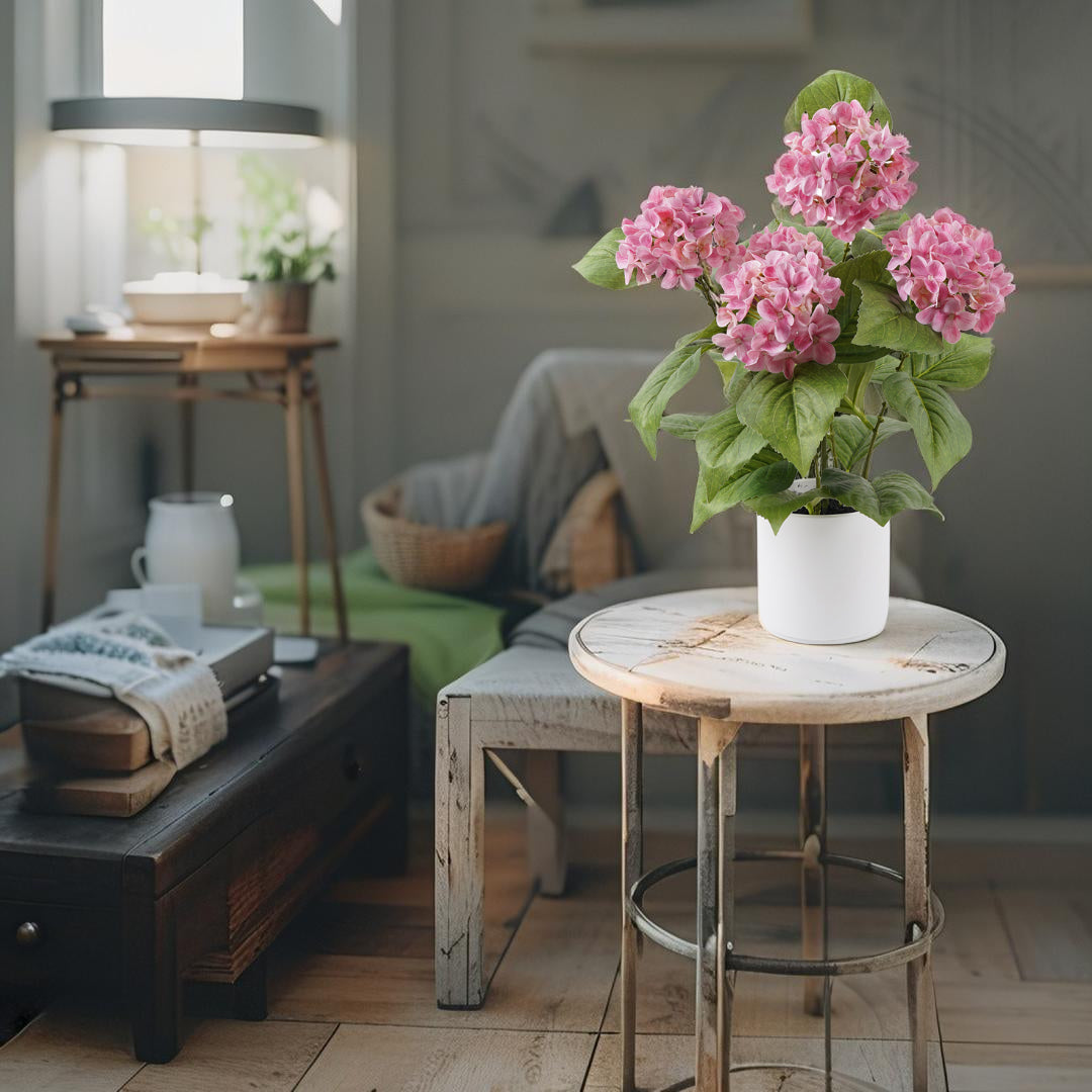 Potted Artificial Hydrangea 35x35x50cm