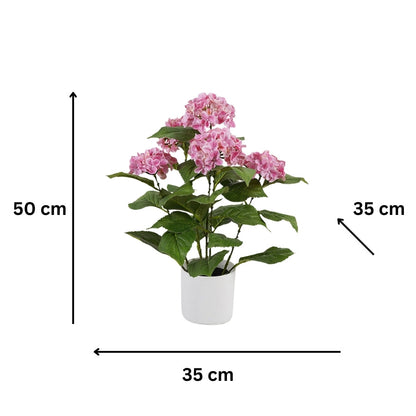 Potted Artificial Hydrangea 35x35x50cm