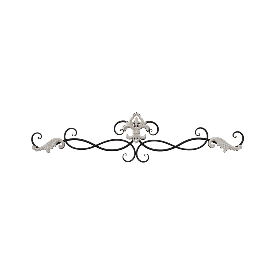 Moulded Fleur-de-Lis Wallart 84x1.3x20cm