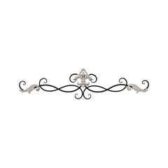 Moulded Fleur-de-Lis Wallart 84x1.3x20cm
