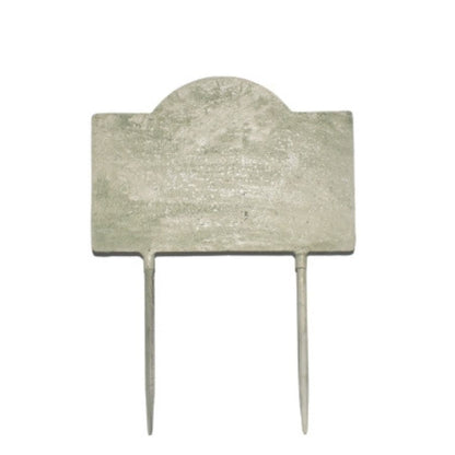 Welcome to My Garden' Cast Iron Stake 23x0.75x31cm