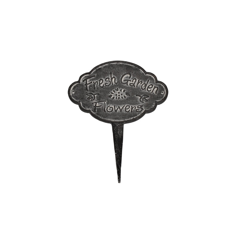 Fresh Flowers' Cast Iron Stake 24x0.5x29cm