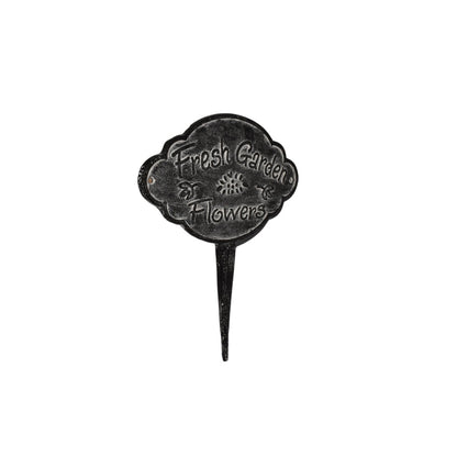 Fresh Flowers' Cast Iron Stake 24x0.5x29cm