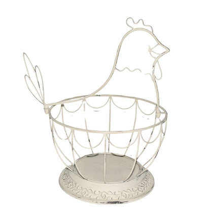 Chicken Shape Footed Bowl/Basket 30x25x25.5cm