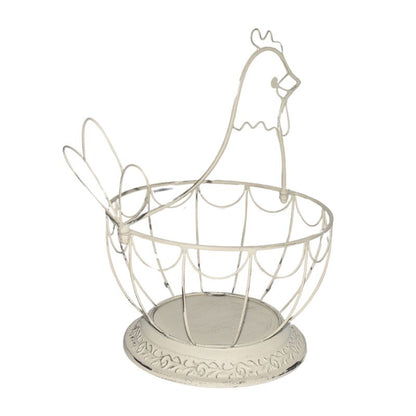 Chicken Shape Footed Bowl/Basket 30x25x25.5cm