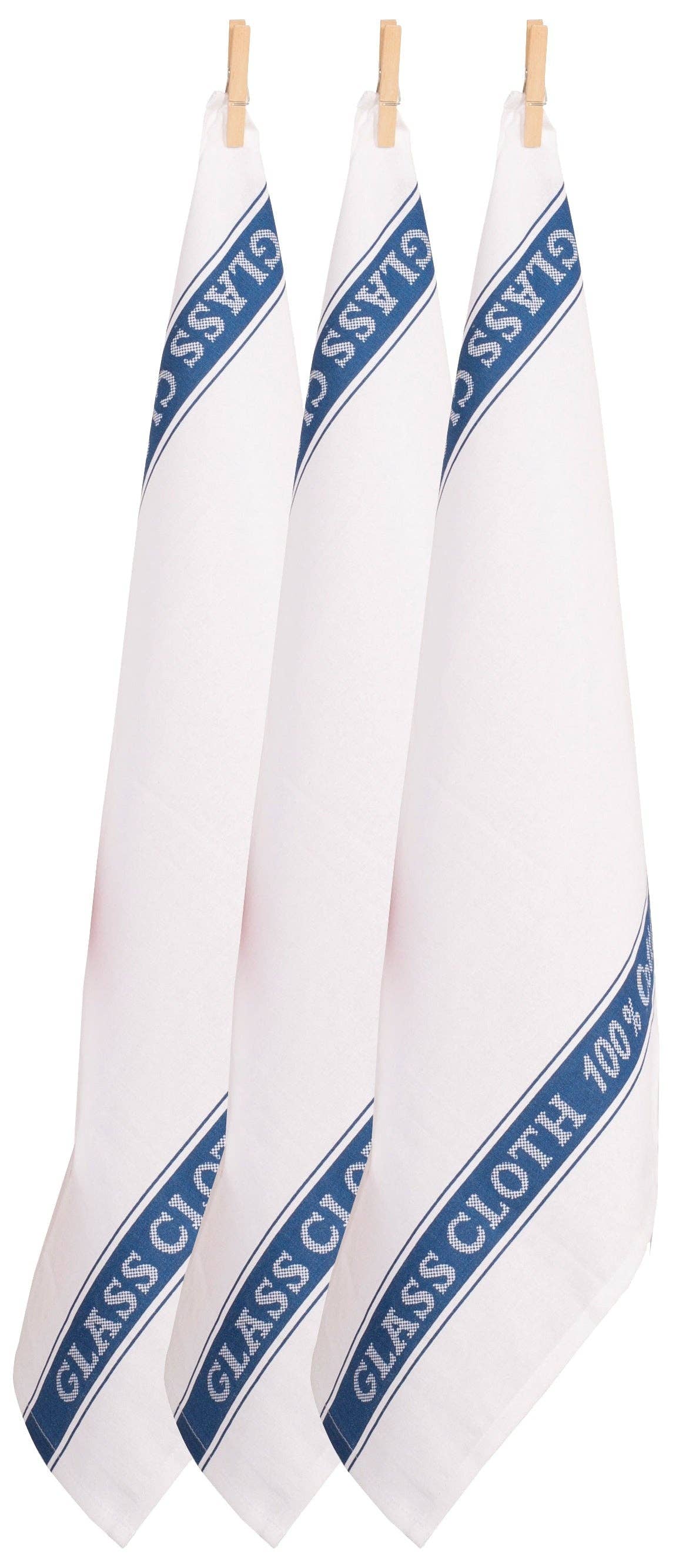 Glass Cloths 100% Cotton - Set of 3