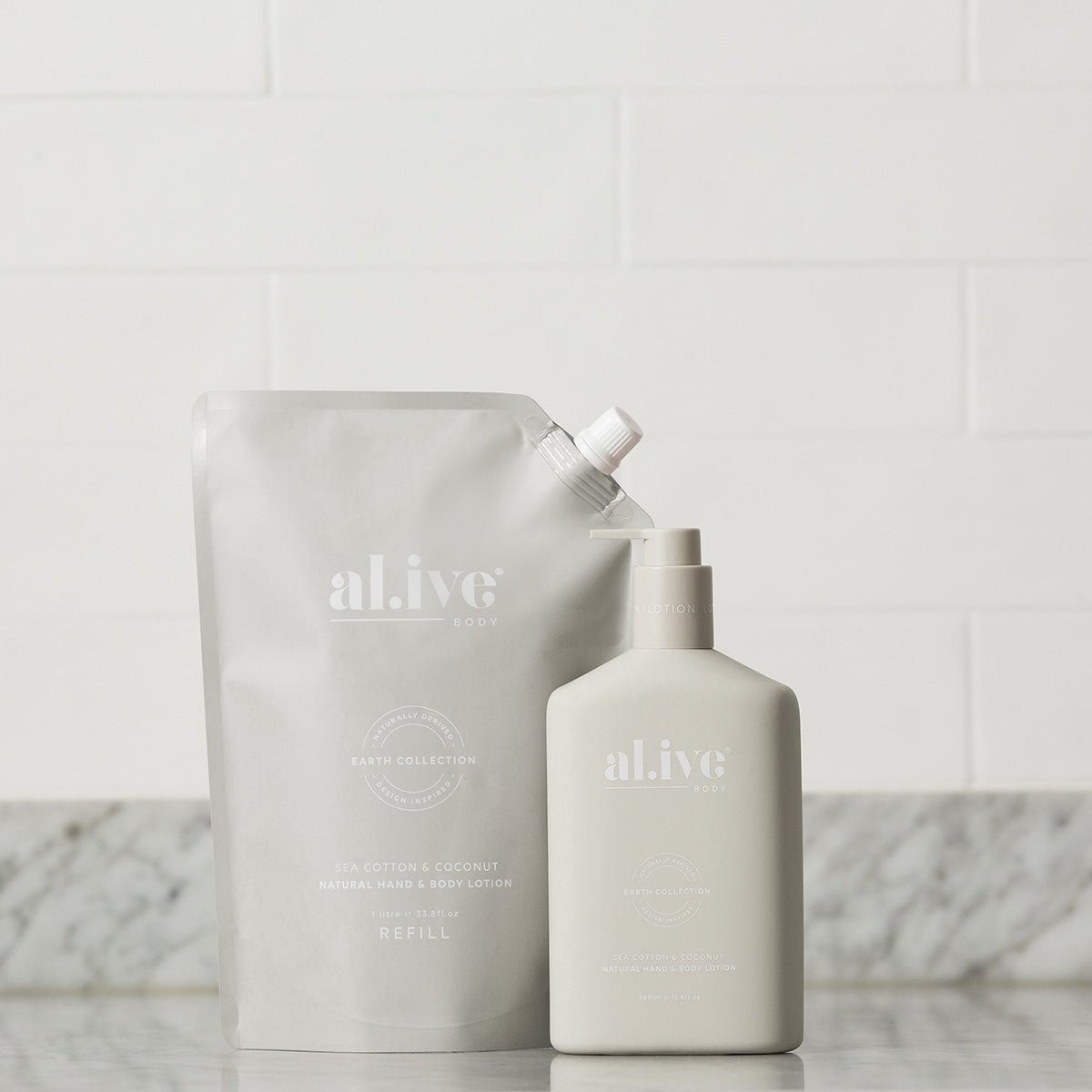 1 Ltr Lotion Refill - Sea Cotton & Coconut