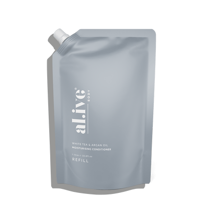 1 Ltr Conditioner Refill - White Tea & Argan Oil