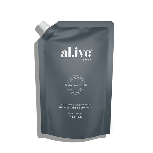 1 Ltr Wash Refill - Coconut & Wild Orange