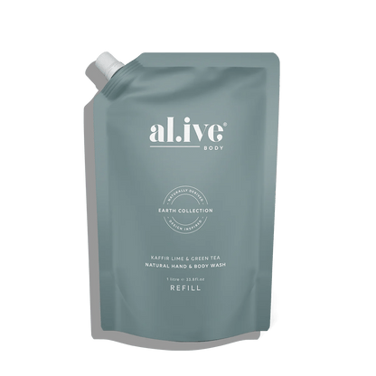 1 Ltr Wash Refill - Kaffir Lime & Green Tea