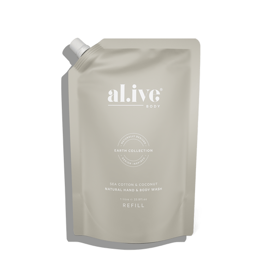 1 Ltr Wash Refill - Sea Cotton & Coconut