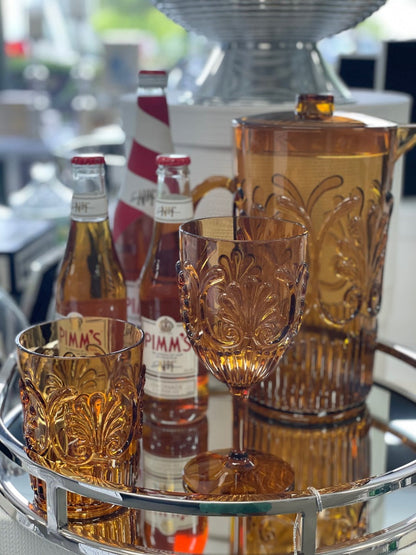 10Am - Acrylic Tumbler Scollop Amber