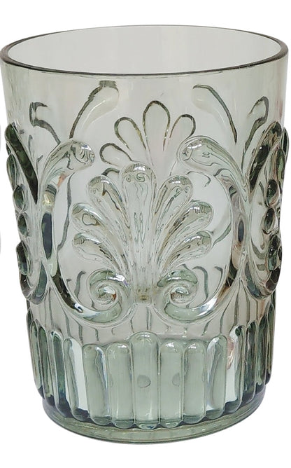 10Gr - Acrylic Tumbler Scallop Sage Green