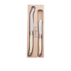 Laguiole by Andre Verdier - Debutant Cheese Knife - Set 2pc - Ivory